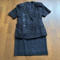 ヴィンテージ ウール チェック柄 バブリースーツ 日本製 バブル期 80s90s os-fre-71737_001.jpg