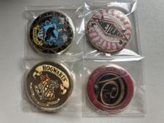 ハリーポッター　金バッチ　4個セット