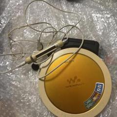 SONY ポータブルCDプレイヤー WALKMAN D-EJ720 オレンジ ソニー、ガム型充電池1本で動くCDウォークマン