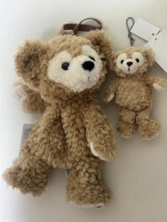 美品ディズニーシー購入！ダッフィー のぬいぐるみポーチ・キーホルダー2点セット