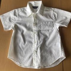 COMME CA ISM キッズ白カッターシャツ110男の子