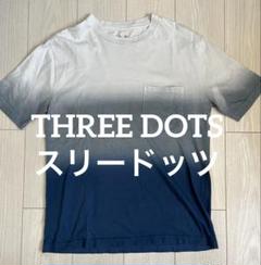 THREE DOTS スリードッツ　グラデーションTシャツ