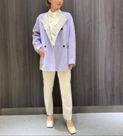 まままいこ　セオリーリュクスコートとピアス まままいこ様専用 セオリーリュクスコートとピアス - メルカリ