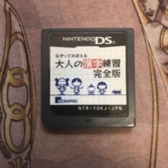 なぞっておぼえる大人の漢字練習完全版　DS ソフト