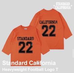 スタンダードカリフォルニア　フットボールロゴ　チャレンジャー キムタク 茶 XL スタンダードカリフォルニア フットボールロゴ チャレンジャー