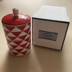 PRADA キャンドルホルダー 赤と白 PRADA キャンドルホルダー 赤と白