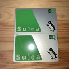Suica 無記名 ICカード スイカ 2枚セットす - メルカリ