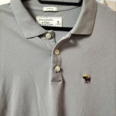 お買い得価格Abercrombie & Fitch グレー ポロシャツ M