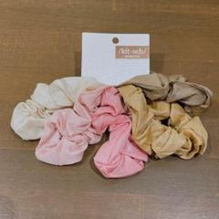 シュシュ 髪飾り ヘアゴム 5色セット
