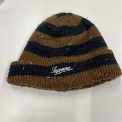 Supreme Stripe Speckle Beanie (FW19) - $36