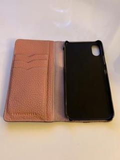 ボナベンチュラ iphoneX ケース　未使用　黒 bonaventura (ボナベンチュラ) iPhoneケース ブラック