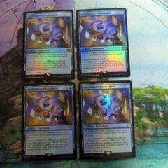 傷あり】MTG 「占星術師」の天球儀 foil 英語4枚まとめ売り
