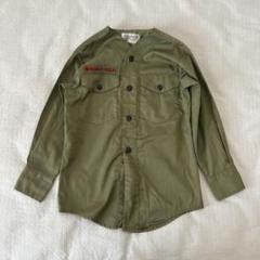 US古着 ボーイスカウト　SCOUT B.S.A. 公式襟なし　長袖シャツのサムネイル