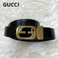 ⭐️美品⭐️GUCCI ゴールドバックル　オールドグッチ　70s ヴィンテージ Vintage Gallery Rococo OLD GUCCI 世界No.1のコレクション！