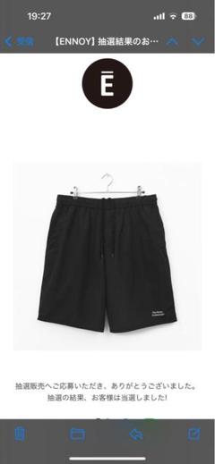 ENNOY NYLON EASY SHORTS 2025 BLACK - メルカリ