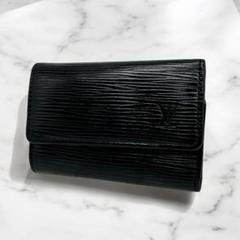 【極美品】ルイヴィトン　エピ　ミュルティクレ6連　キーケース　ブラック　ノワール 超極美品】ルイヴィトン ミュルティクレ6 エピ キーケース 黒