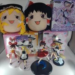 東方 霧雨魔理沙博麗霊夢プレミアムフィギュアゆっくりBIGぬいぐるみ