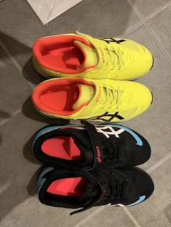 asics レイザービーム　2足　 イエロー/ブラック　24センチ