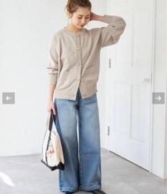 Spic & Span ウォッシャブクルーネックカーディガン（新品タグ有） 2025年最新】 Spick & span ウォッシャブクルーネック