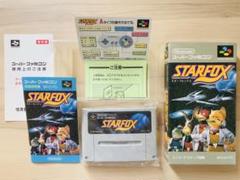 スーパーファミコン SFC スターフォックス 箱説カード付き 任天堂 完品