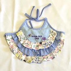 ANNA SUI Mini フリルスタイ ブルー 美品 アナスイ ベビー用品