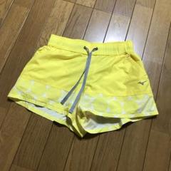 イエロー ドット柄 ショートパンツS