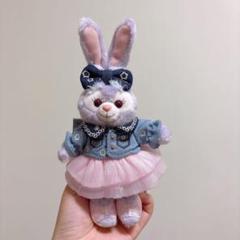 上海ディズニー限定ステラルーぬいぐるみバッジ　ステラルー　ぬいぐるみキーチェーン