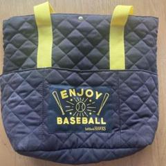 SoftBank Hawks キルティングトートバッグ