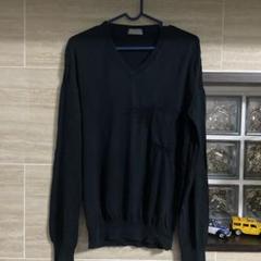 DiorHOMME ディオールオム ダメージ加工ウールVネックニットセーター M 2025年最新】Dior Homme ネック：Vネック メンズ ニット