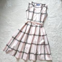 値下げ!!美品❤️M's Gracyエムズグレイシー 40ワンピース M'S GRACY エムズグレイシー ワンピース 40 ネイビー チュール