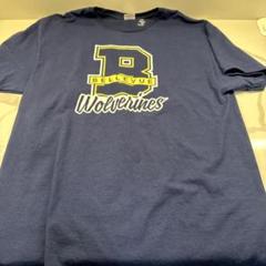 アメリカ購入　古着Tシャツ Lサイズ ネイビーのサムネイル