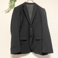 H&Mエイチアンドエム【L】ブラックテーラードジャケット スリムフィット ビッグ