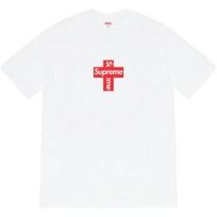 Supreme Cross Box Logo Tee white M5