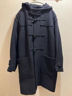 ユニクロ ブラック 黒 フード付き 裏地 チェック ダッフルコート XL ユニクロ公式 | ダッフルコート