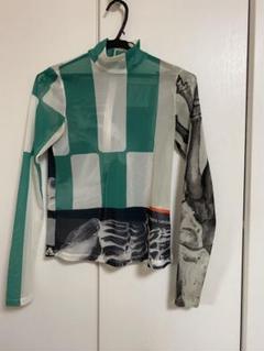 YOHEI OHNO(ヨウヘイオオノ) Graphic Glitter Top Color Eラメ