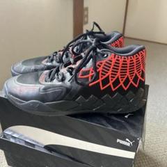 PUMA MB01 バスケットボールシューズ ブラック/レッド