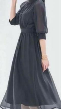 新品❤︎DRESS+ ワンピース オーガンジー フォーマル パーティードレス L