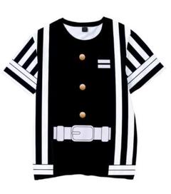 値下げ 鬼滅の刃 3D 半袖 Tシャツ 子供服も大人サイズも 【伊黒 小芭内】