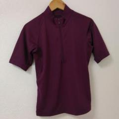 UNIQLO ユニクロ BODY TECH ハーフジップ タートル S パープル