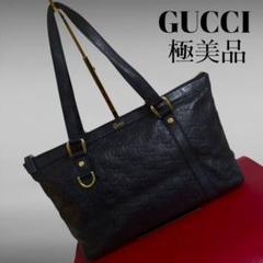 極美品✨グッチ　トートバッグ　シマレザー　GG柄 極美品✨グッチ トートバッグ GG柄 - メルカリ