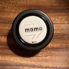 MOMO非売品 ホーンボタン 白/シルバーロゴ 正規品 純正品 ITALY