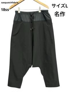Sasquatchfabrix サルエルパンツ　美品　サイズL ブラック Sasquatchfabrix サルエルパンツ 美品 サイズL ブラック（楽天