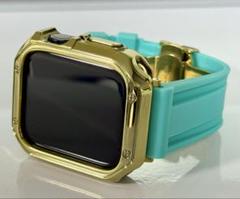 sg★Apple Watchバンド　ラバーベルト　保護カバー　艶厚ケース