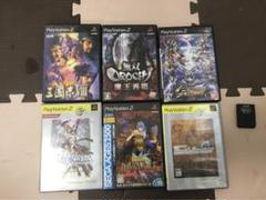 PS2 ソフト6本＋8MBメモリー　まとめ売り