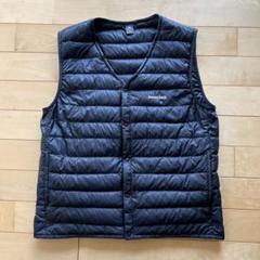 美品モンベル　800FP U.L.ダウンベスト メンズMネイビーブルー モンベル ｜ オンラインストア ｜ US ハイランド フードベスト Men's