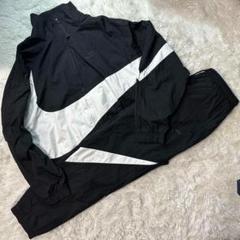 Nike セットアップ　ビッグスウォッシュ　xl 希少カラー　オリーブ org.jpg