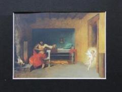 Jean-Leon Gerome、Anacreon: Cupidon s'enf The Story of Anacreon (Four Works): Cupid at the Door in a