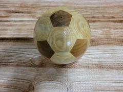 木製サッカーボール、手作り