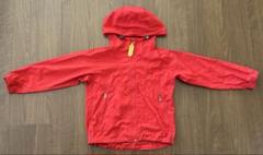 THE NORTH FACE 赤 キッズフード付きナイロンジャケット　130cm