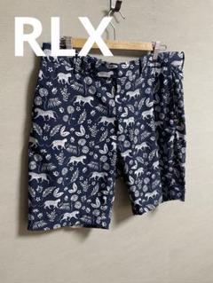 RLX ラルフローレン　総柄　ハーフパンツ　ネイビー　W34